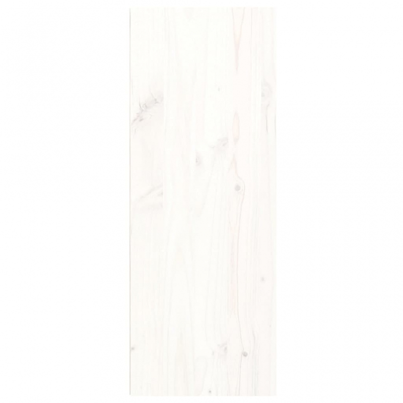 Wandschrank Weiß 30x30x80 cm Massivholz Kiefer