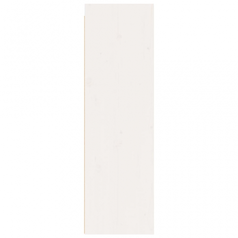 Wandschrank Weiß 30x30x100 cm Massivholz Kiefer
