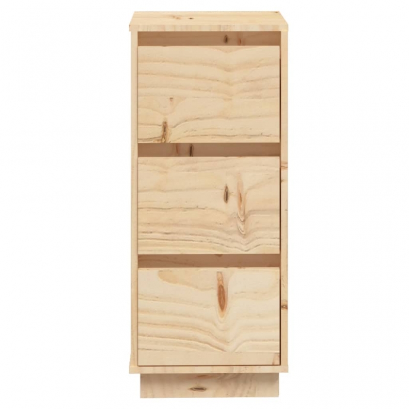 Sideboards 2 Stk. 32x34x75 cm Massivholz Kiefer