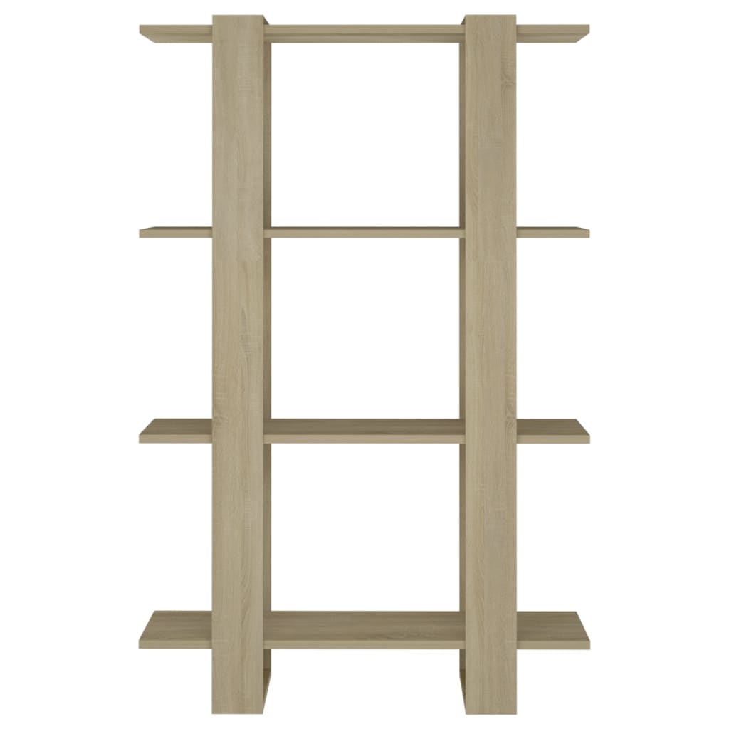 Bücherregal/Raumteiler Sonoma-Eiche 80x30x123,5 cm