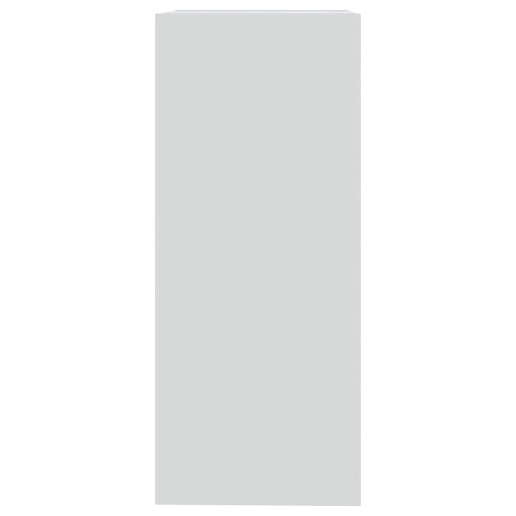 Bücherregal/Raumteiler Weiß 40×30×72cm