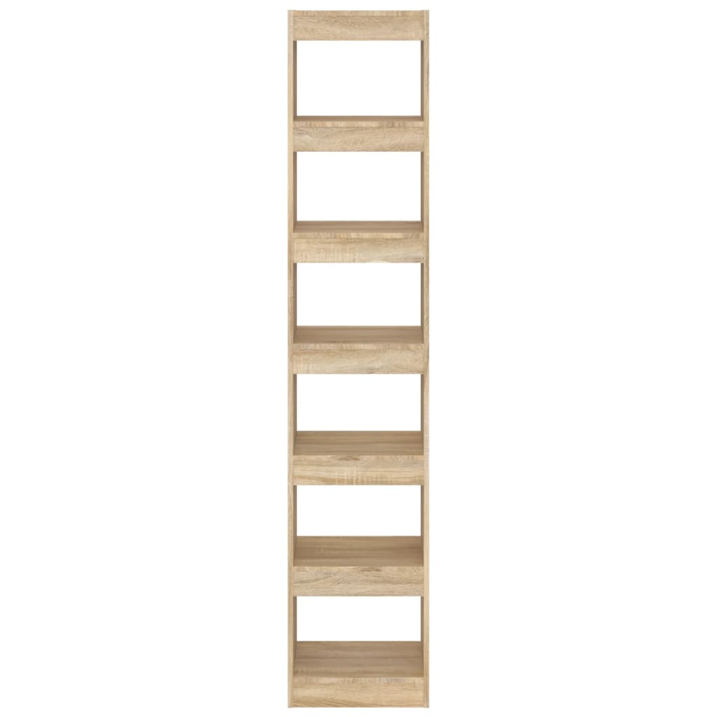Bücherregal/Raumteiler Sonoma-Eiche 40x30x198 cm