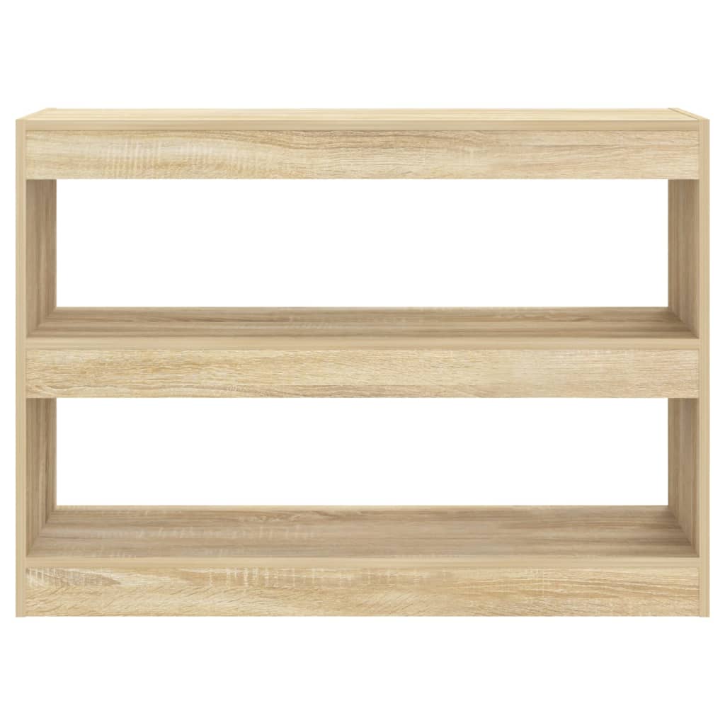 Bücherregal/Raumteiler Sonoma-Eiche 100x30x72 cm