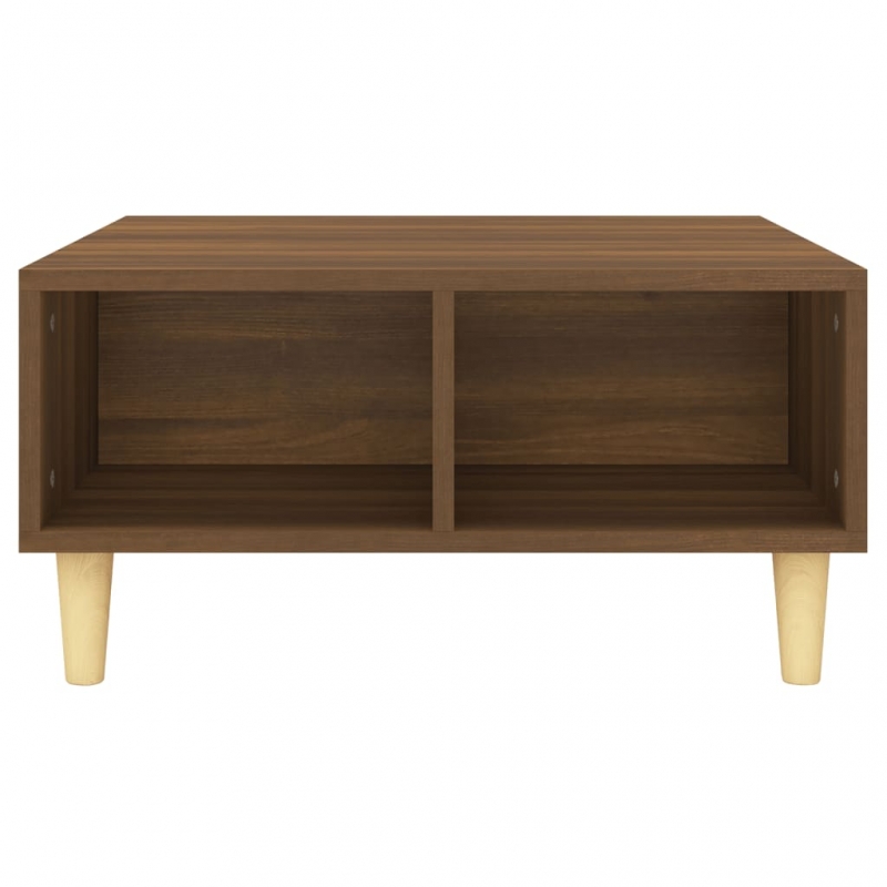 Couchtisch Braun Eichen-Optik 60x60x30 cm Holzwerkstoff