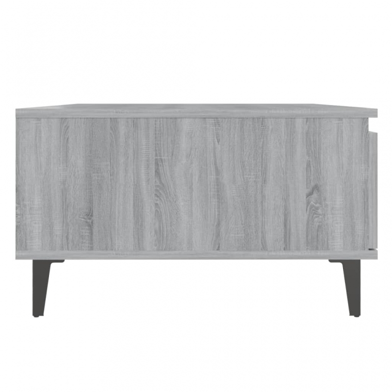 Couchtisch Grau Sonoma 90x60x35 cm Holzwerkstoff