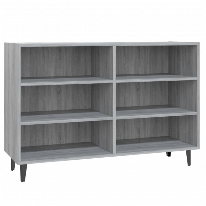 Sideboard Grau Sonoma 103,5x35x70 cm Holzwerkstoff
