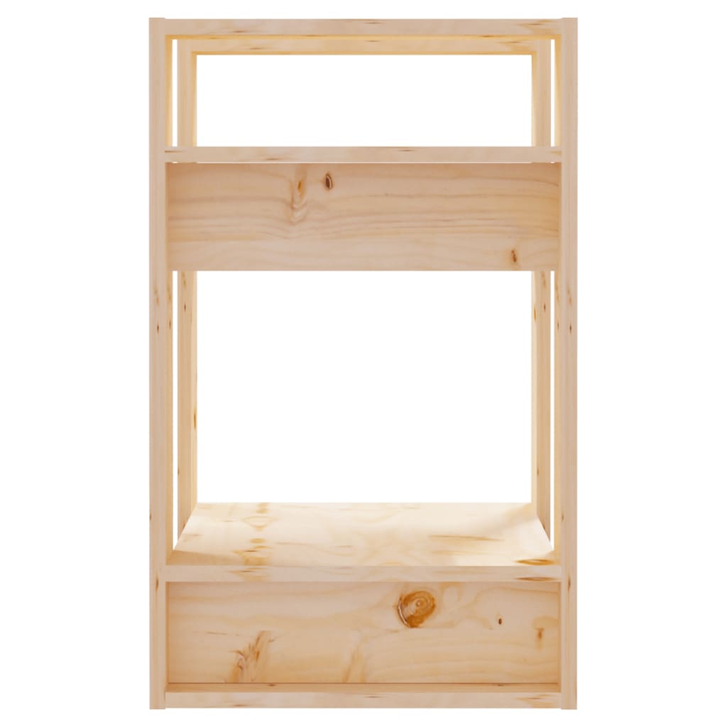 Bücherregal/Raumteiler 41x35x57 cm Massivholz Kiefer