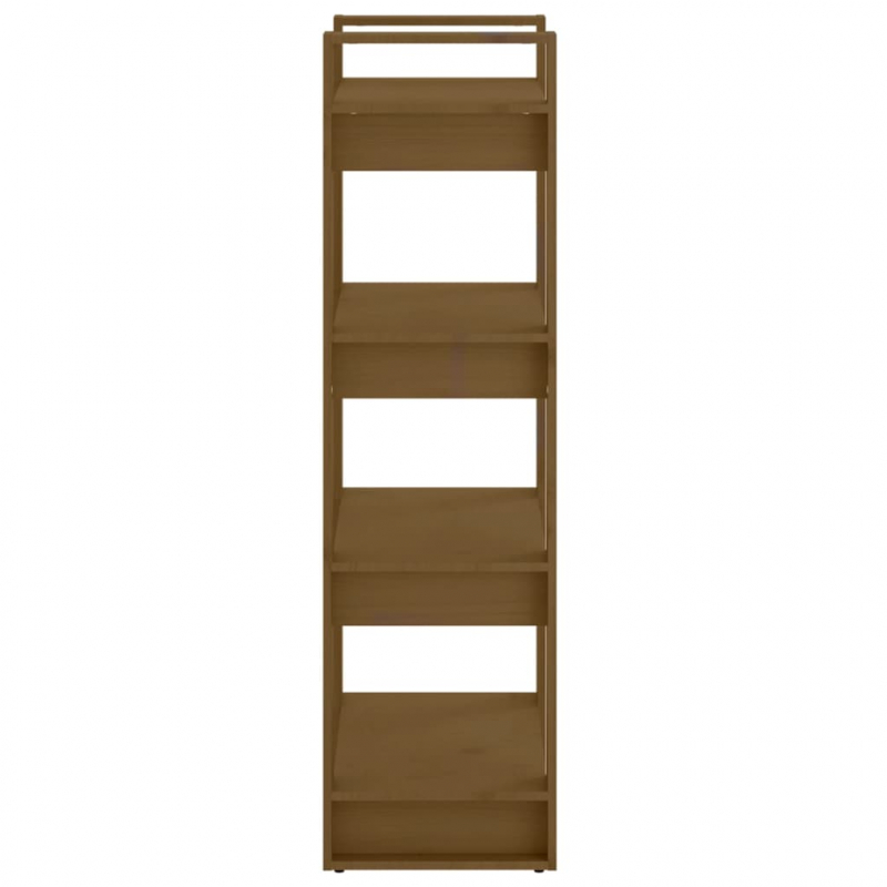 Bücherregal/Raumteiler Honigbraun 60x35x125cm Massivholz Kiefer