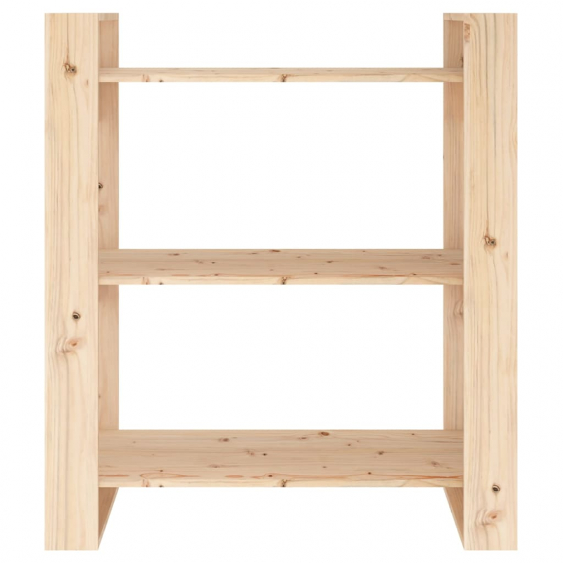 Bücherregal/Raumteiler 80x35x91 cm Massivholz Kiefer