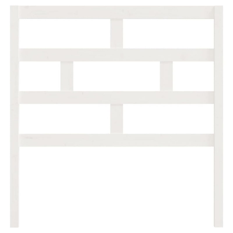 Kopfteil Weiß 96x4x100 cm Massivholz Kiefer