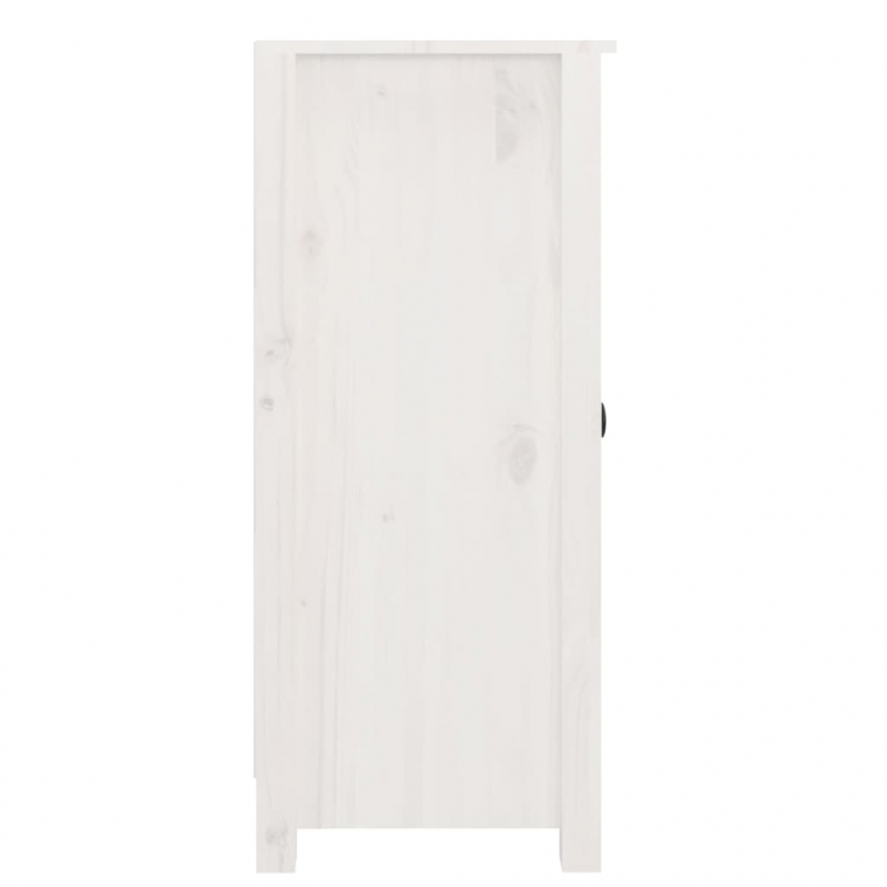 Sideboard Weiß 39x35x80 cm Massivholz Kiefer