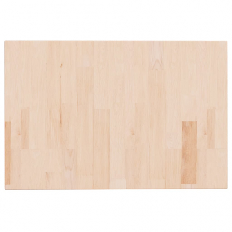 Waschtischplatte 60x40x1,5 cm Massivholz Unbehandelt