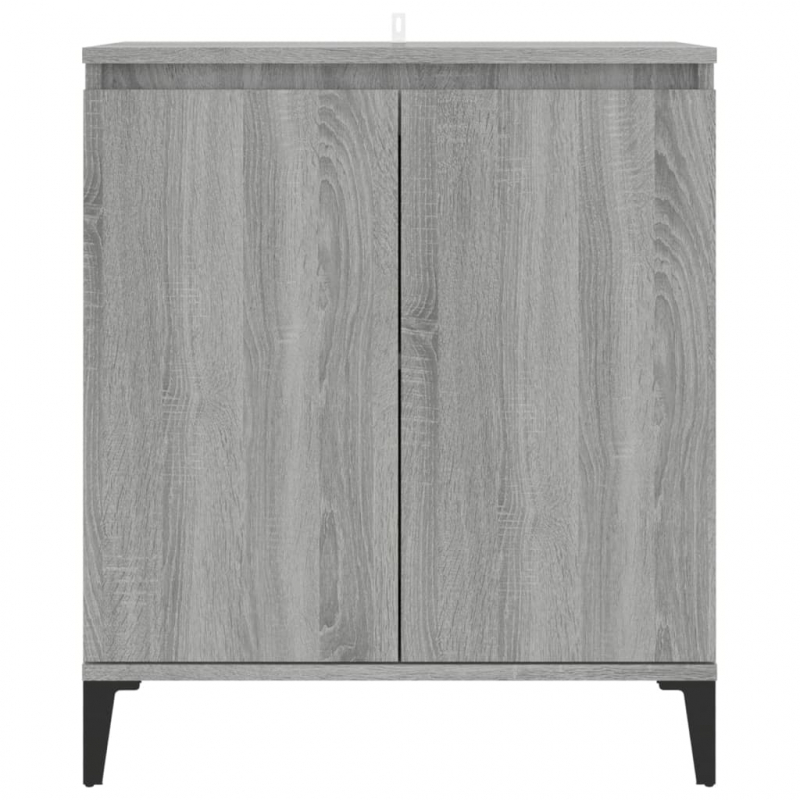 Sideboard Grau Sonoma 60x35x70 cm Holzwerkstoff