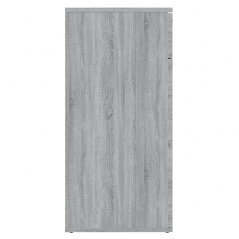 Sideboard Grau Sonoma 80x36x75 cm Holzwerkstoff