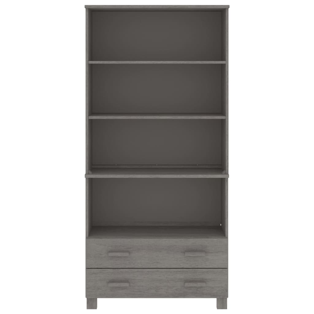 Highboard HAMAR Massivholz Kiefer Hellgrau
