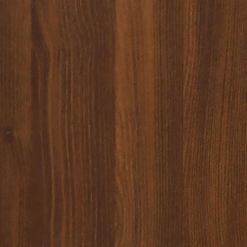 Schuhschrank Braun Eichen-Optik 63x24x147 cm Holzwerkstoff