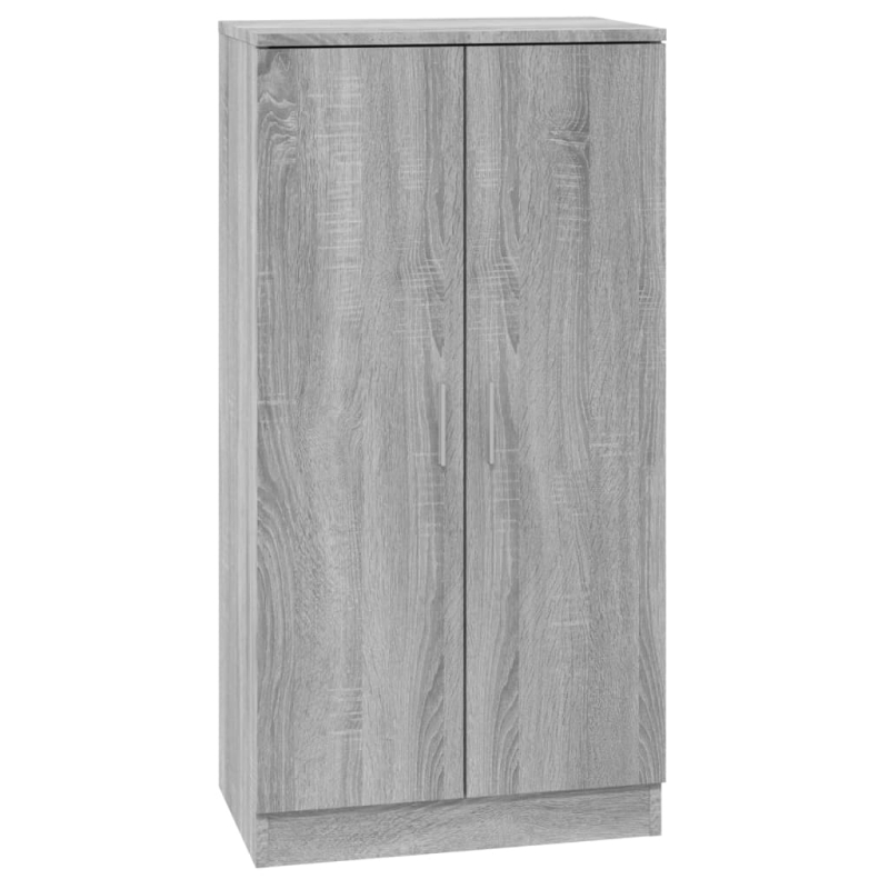 Schuhschrank Grau Sonoma 55x35x108 cm Holzwerkstoff
