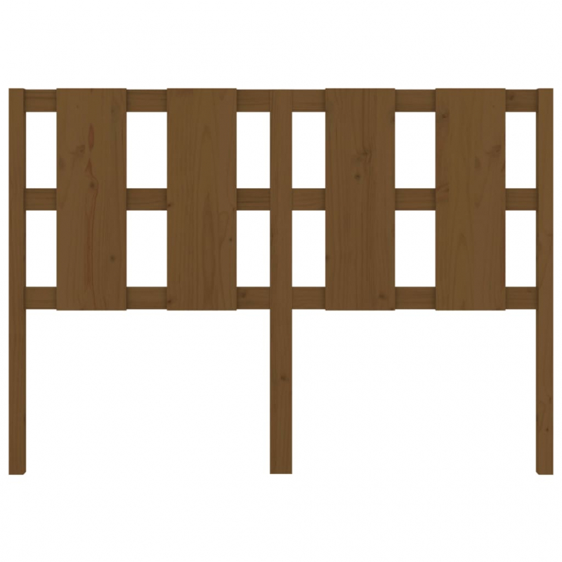 Kopfteil Honigbraun 125,5x4x100 cm Massivholz Kiefer