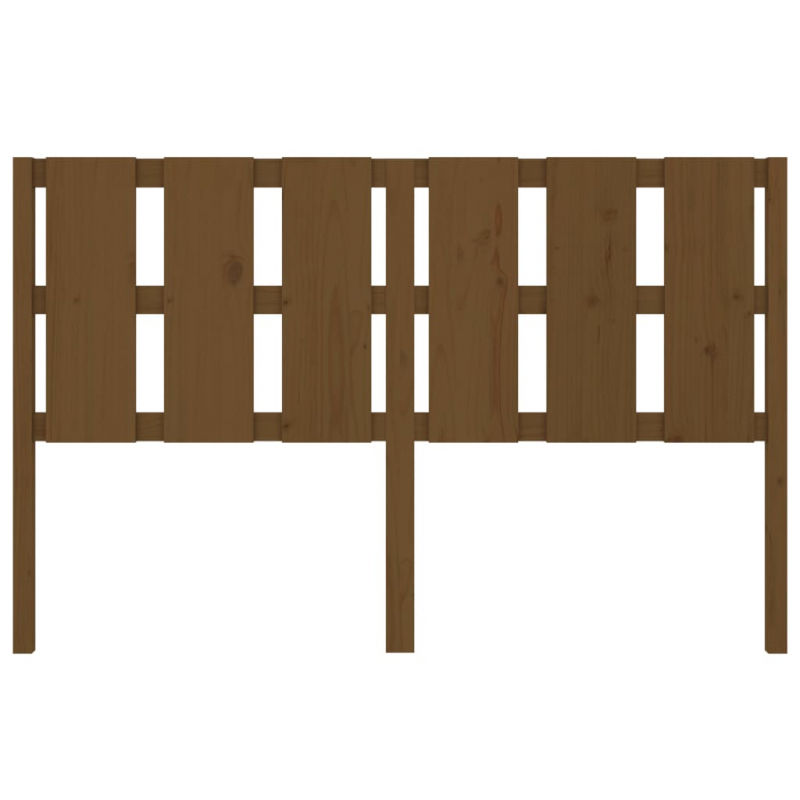 Bett-Kopfteil Honigbraun 155,5x4x100 cm Massivholz Kiefer