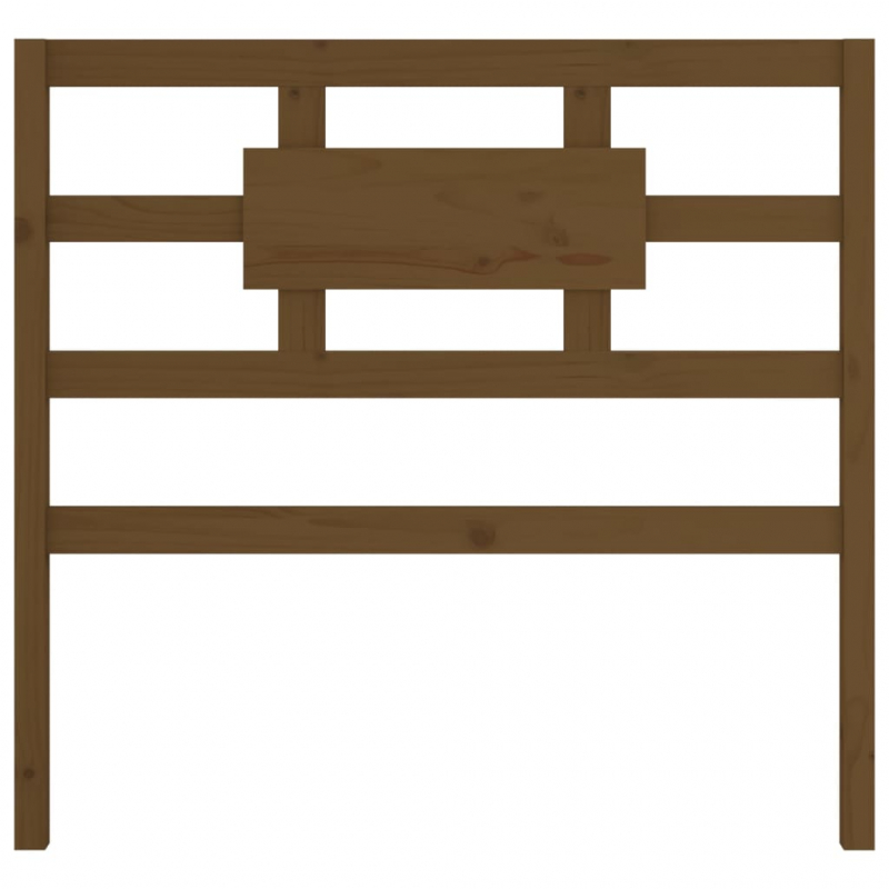 Kopfteil Honigbraun 95,5x4x100 cm Massivholz Kiefer