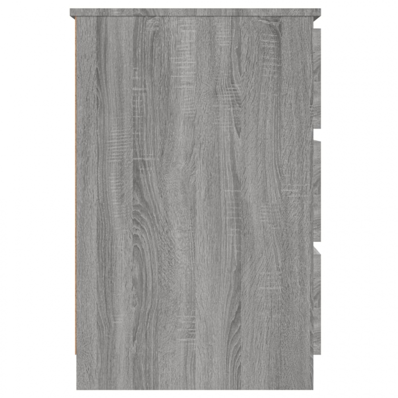 Schreibtisch Grau Sonoma 140x50x77 cm Holzwerkstoff