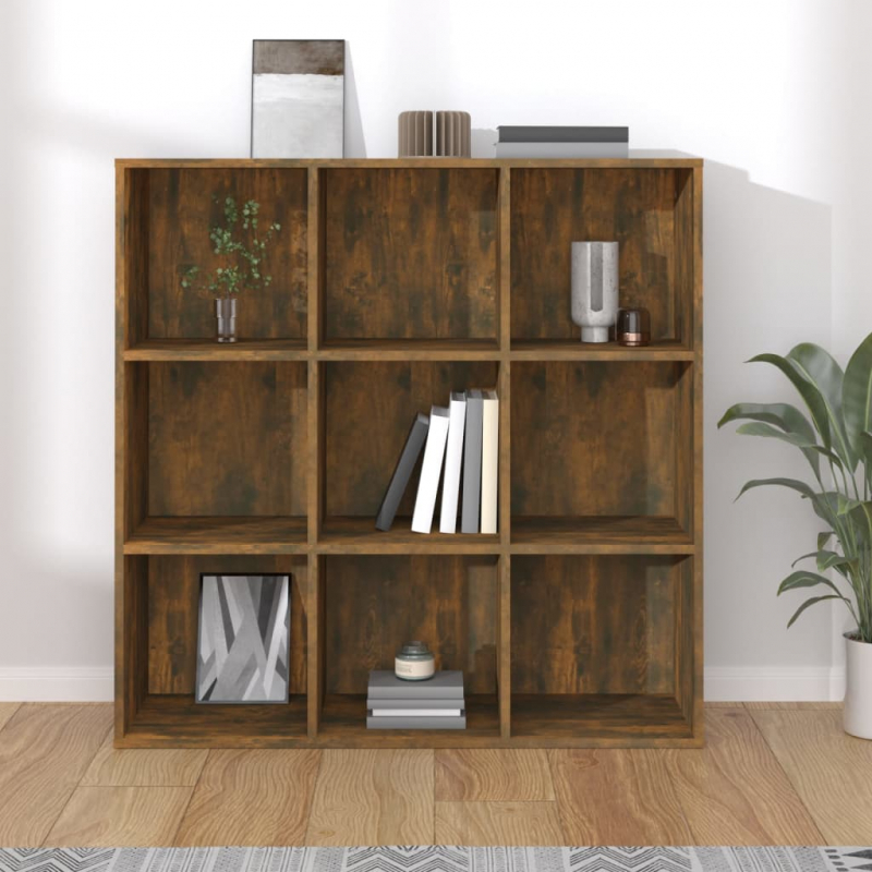 Bücherschrank Räuchereiche 98x29x97,5 cm