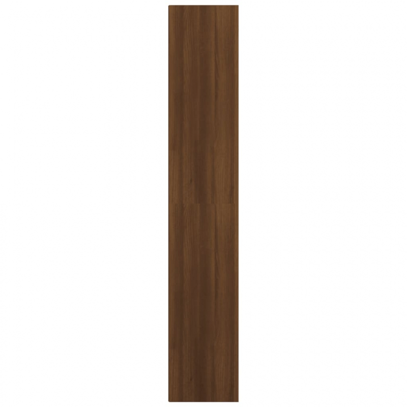 Bücherregal Braun Eichen-Optik 36x30x171 cm Holzwerkstoff