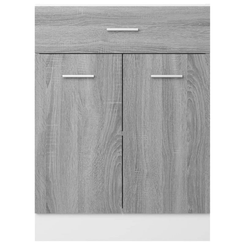 Unterschrank mit Schublade Lyon Grau Sonoma 60x46x81,5 cm