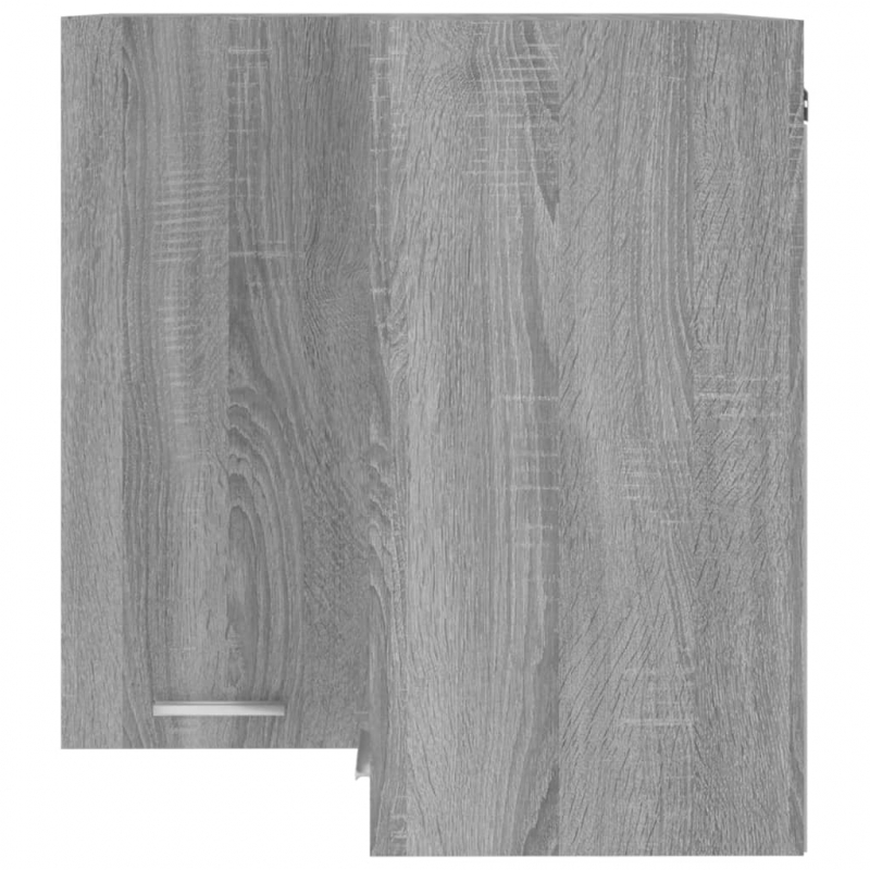 Eck-Hängeschrank Lyon Grau Sonoma 57x57x60 cm Holzwerkstoff