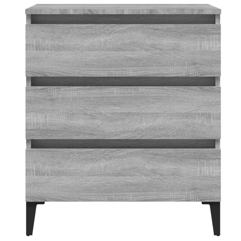 Sideboard Grau Sonoma 60x35x69 cm Holzwerkstoff