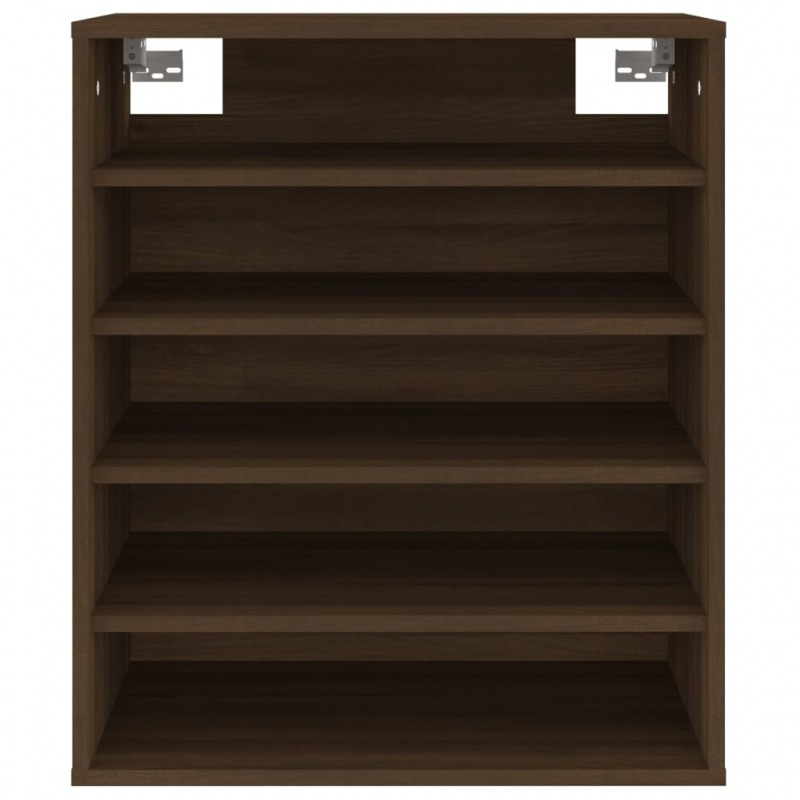 Schuhschrank Braun Eichen-Optik 60x35x70 cm Holzwerkstoff