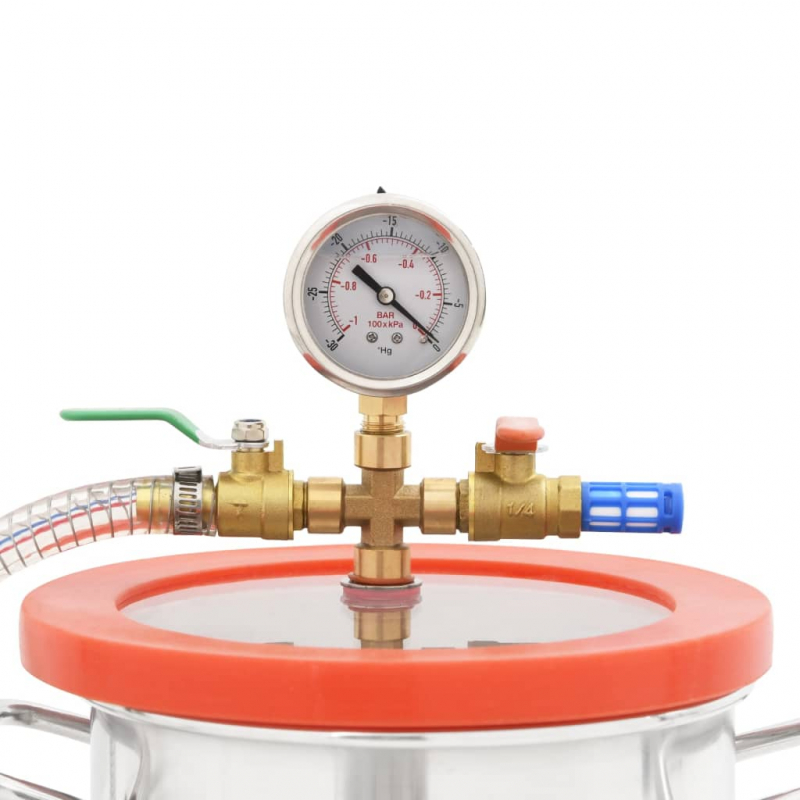 Vakuumkammer Edelstahl 3,7 L