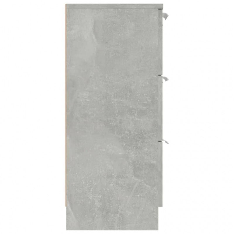 Sideboard Betongrau 60x30x70 cm Holzwerkstoff