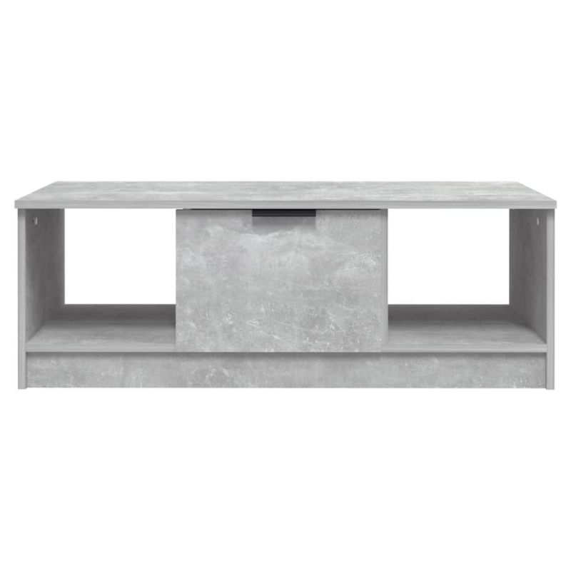 Couchtisch Betongrau 102x50x36 cm Holzwerkstoff