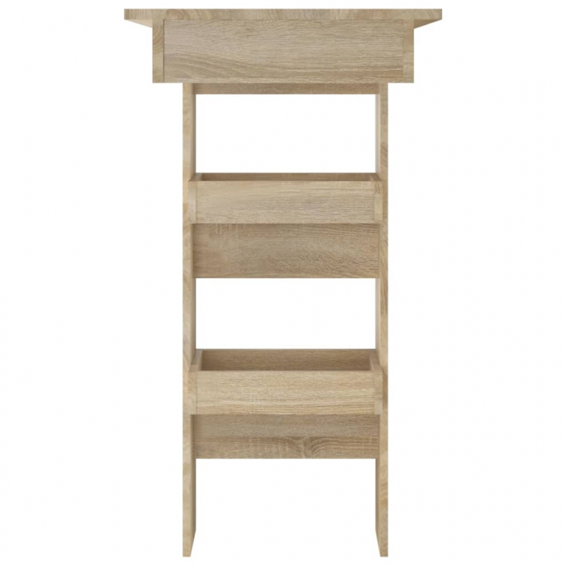 Wand-Bartisch Sonoma-Eiche 102x45x103,5 cm Holzwerkstoff