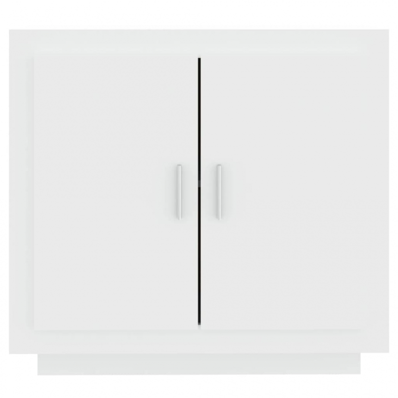 Sideboard Weiß 80x40x75 cm Holzwerkstoff