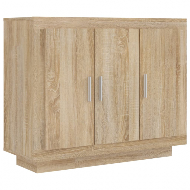 Sideboard Sonoma-Eiche 92x35x75 cm Holzwerkstoff