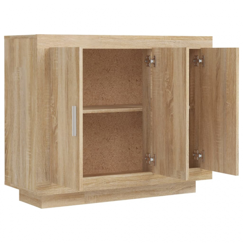Sideboard Sonoma-Eiche 92x35x75 cm Holzwerkstoff