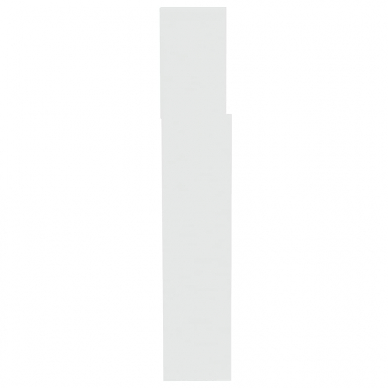 Kopfteil mit Ablagen Weiß 200x19x103,5 cm