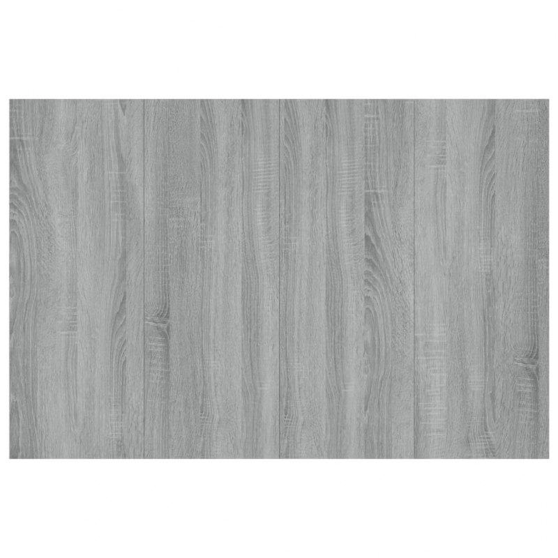 Kopfteil Grau Sonoma 120x1,5x80 cm Holzwerkstoff