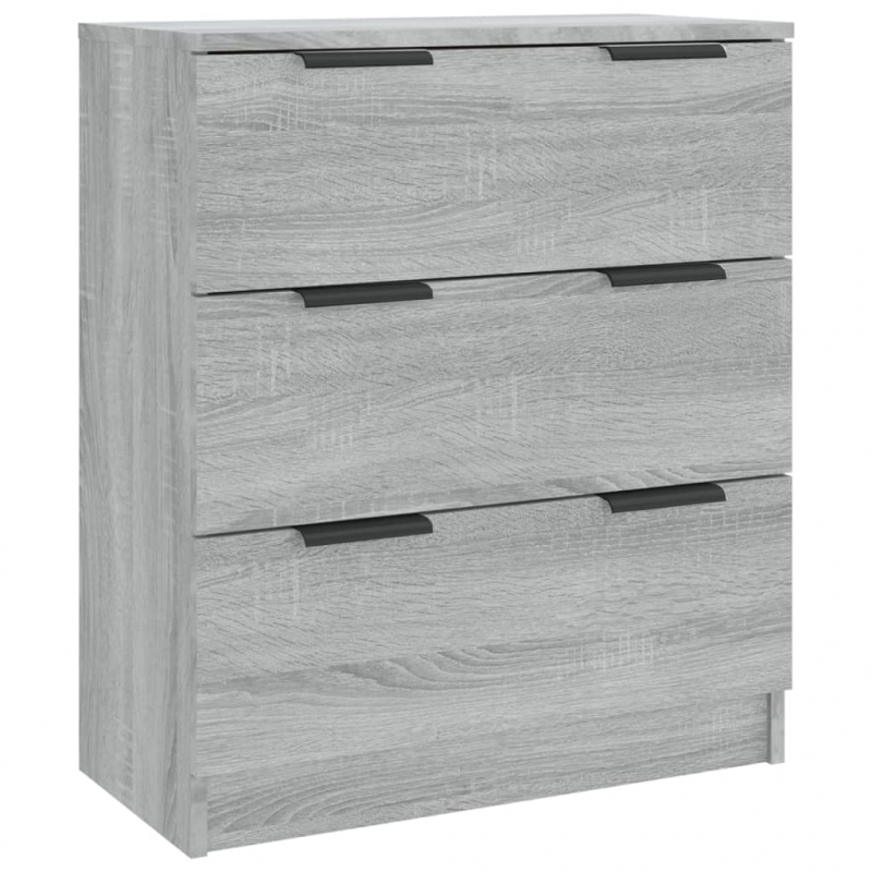 Sideboard Grau Sonoma 60x30x70 cm Holzwerkstoff