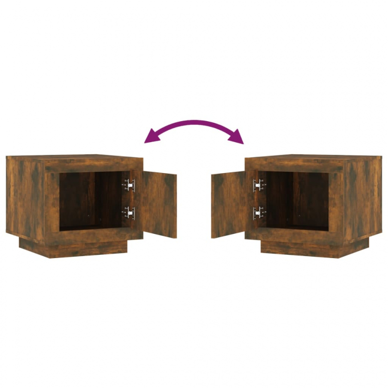 Couchtisch Räuchereiche 51x50x45 cm Holzwerkstoff