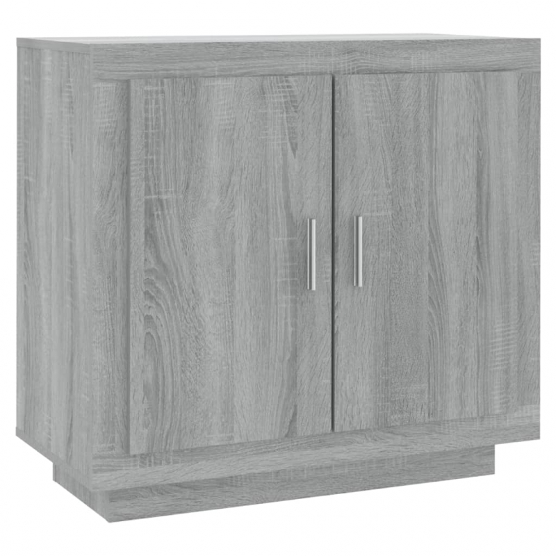 Sideboard Grau Sonoma 80x40x75 cm Holzwerkstoff
