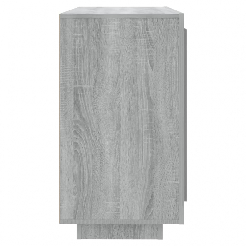 Sideboard Grau Sonoma 80x40x75 cm Holzwerkstoff