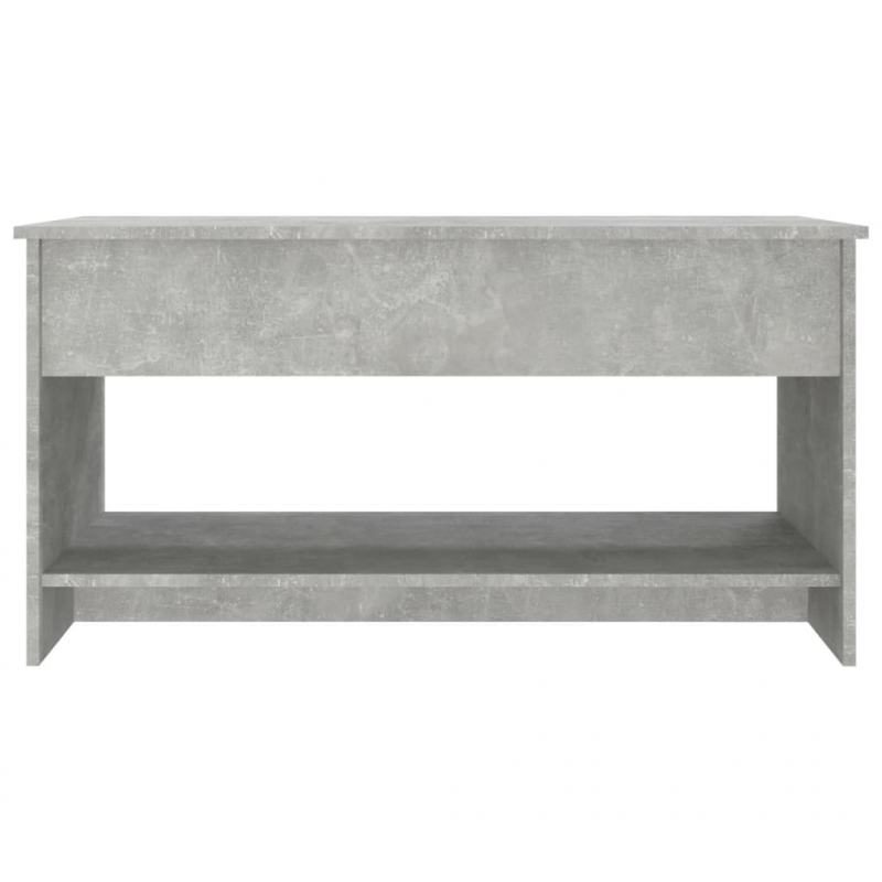 Couchtisch Betongrau 102x50x52,5 cm Holzwerkstoff