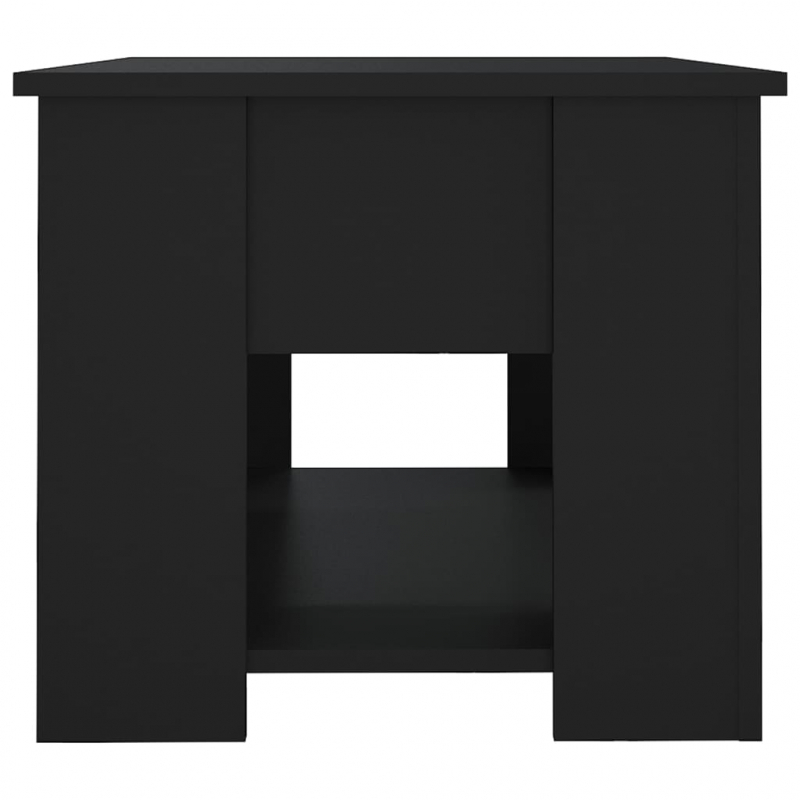 Couchtisch Schwarz 79x49x41 cm Holzwerkstoff