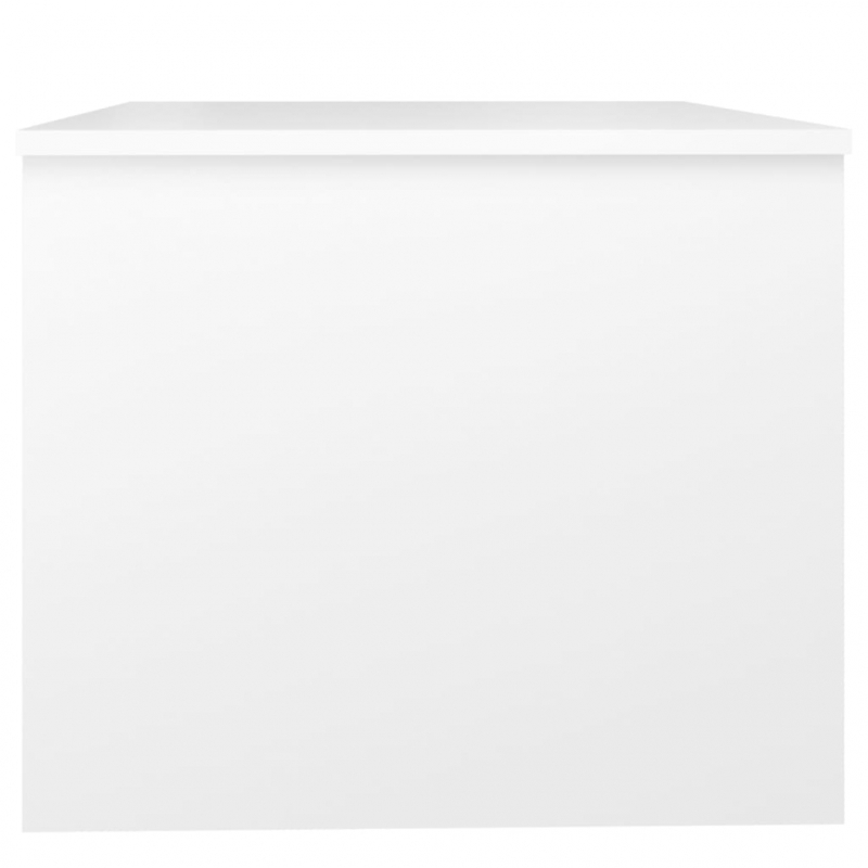 Couchtisch Weiß 80x50x42,5 cm Holzwerkstoff