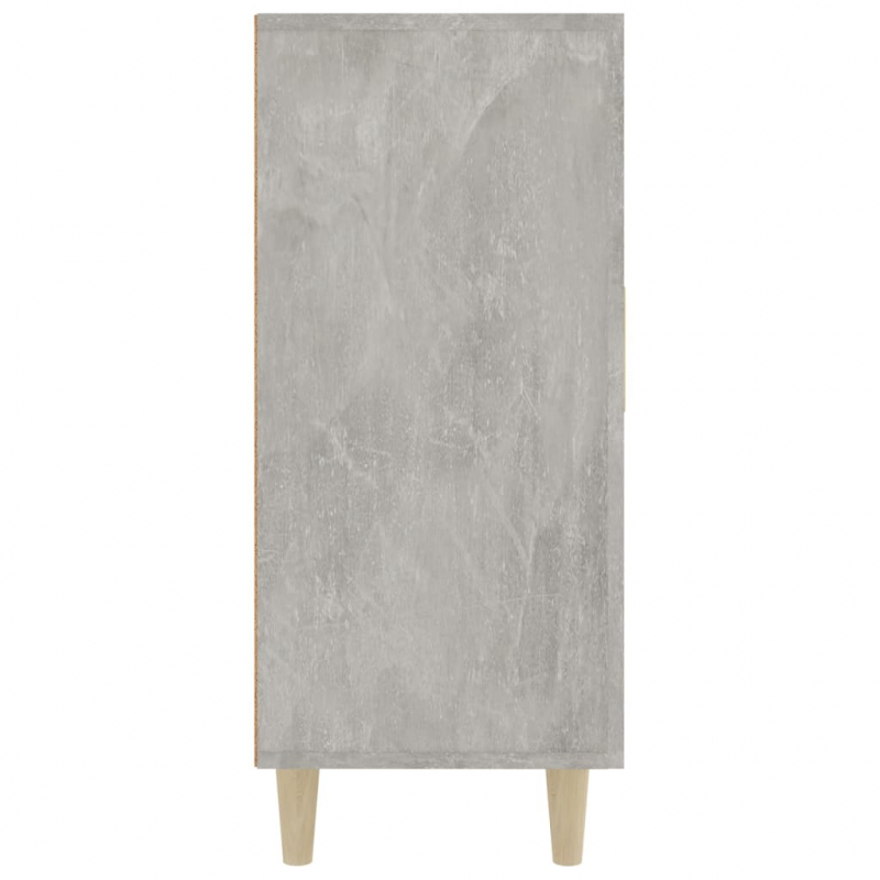 Sideboard Betongrau 90x34x80 cm Holzwerkstoff
