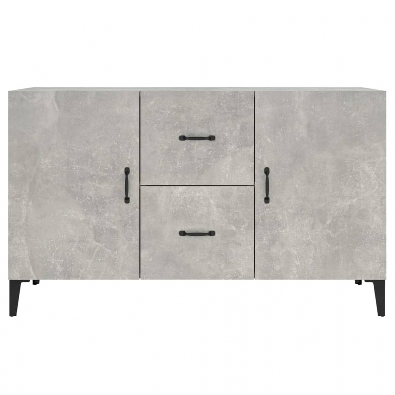 Sideboard Betongrau 100x36x60 cm Holzwerkstoff
