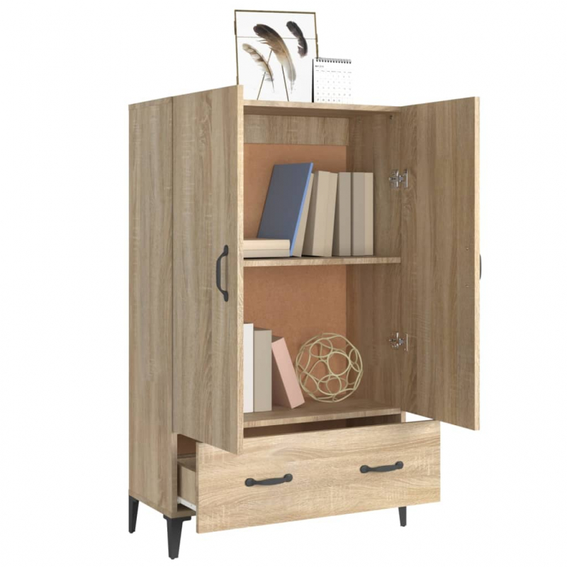 Highboard Sonoma-Eiche 70x31x115 cm Holzwerkstoff